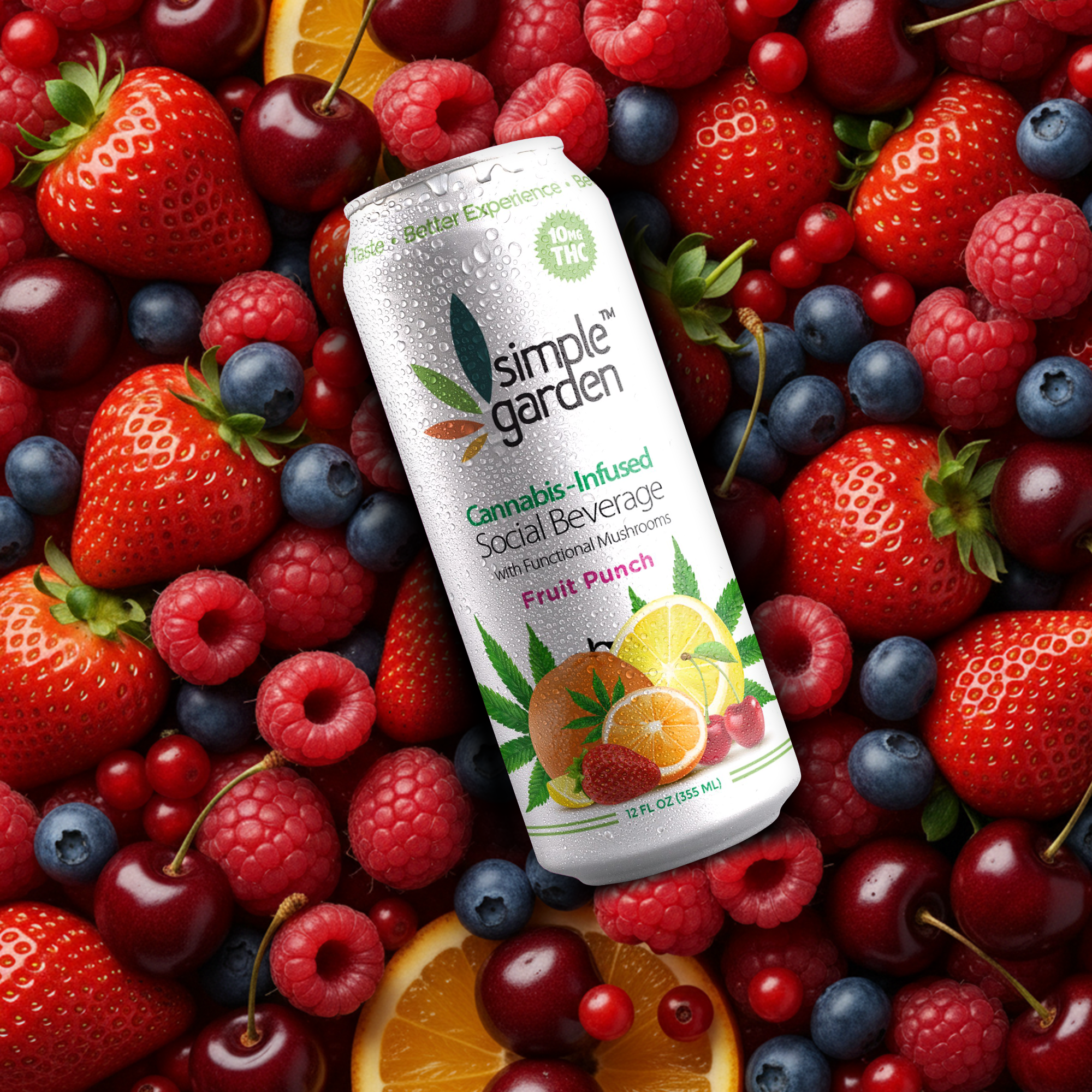 "Cherry Limeade" THC-Infused Social Beverage (4pk)