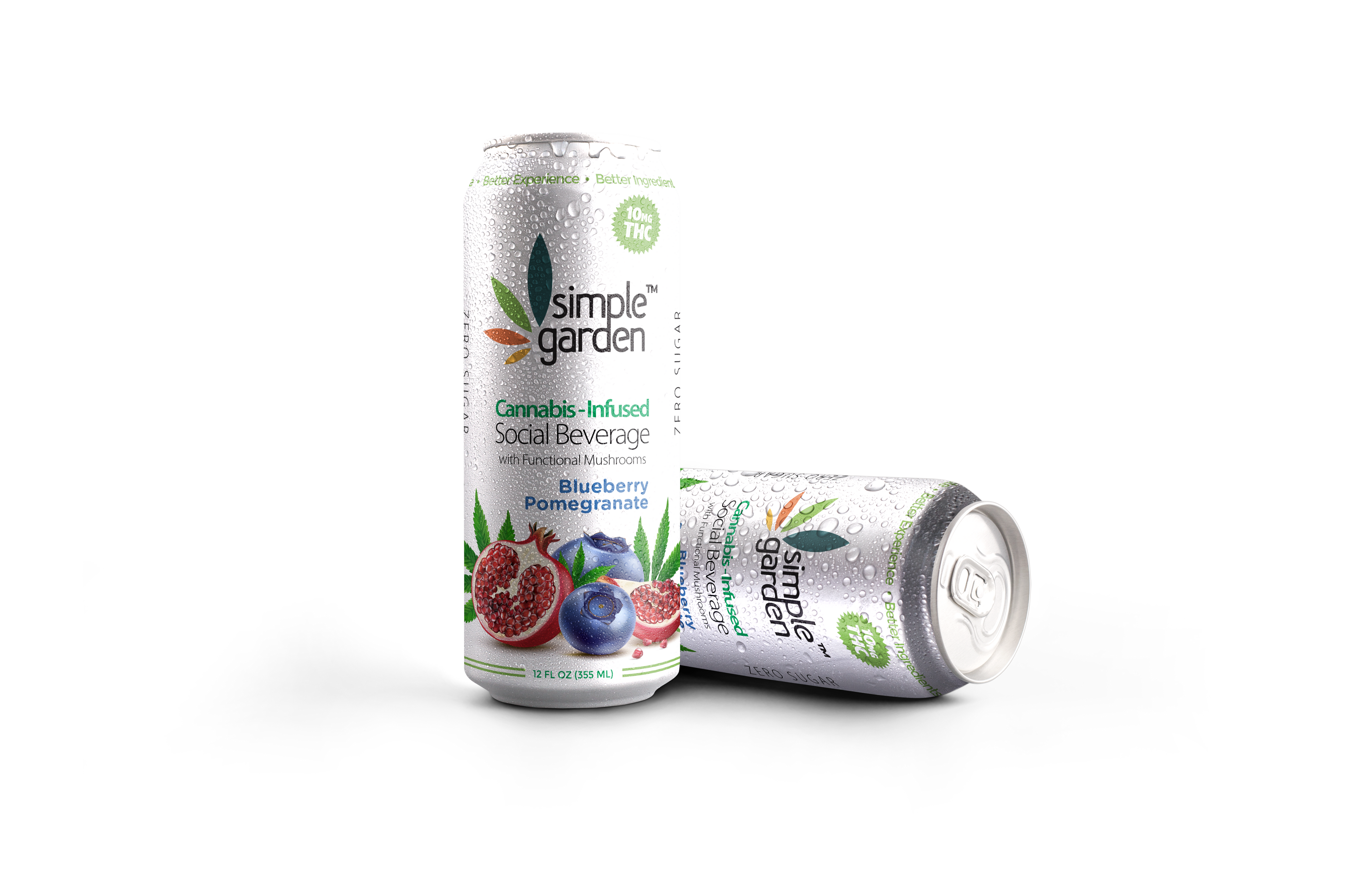 "Blueberry Pomegranate" THC-Infused Social Beverage (4pk)