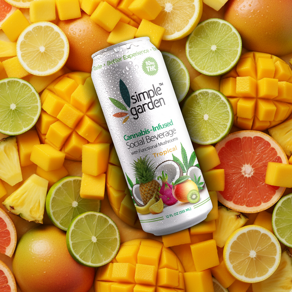 "Tropical" THC-Infused Social Beverage (4pk)
