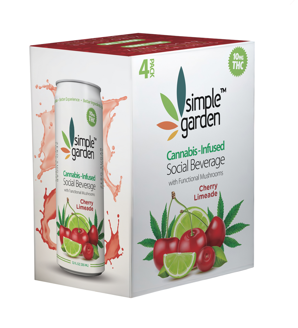 "Cherry Limeade" THC-Infused Social Beverage (4pk)