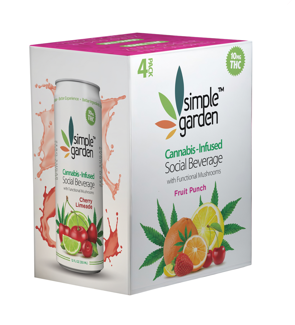 "Fruit Punch" THC-Infused Social Beverage (4pk)