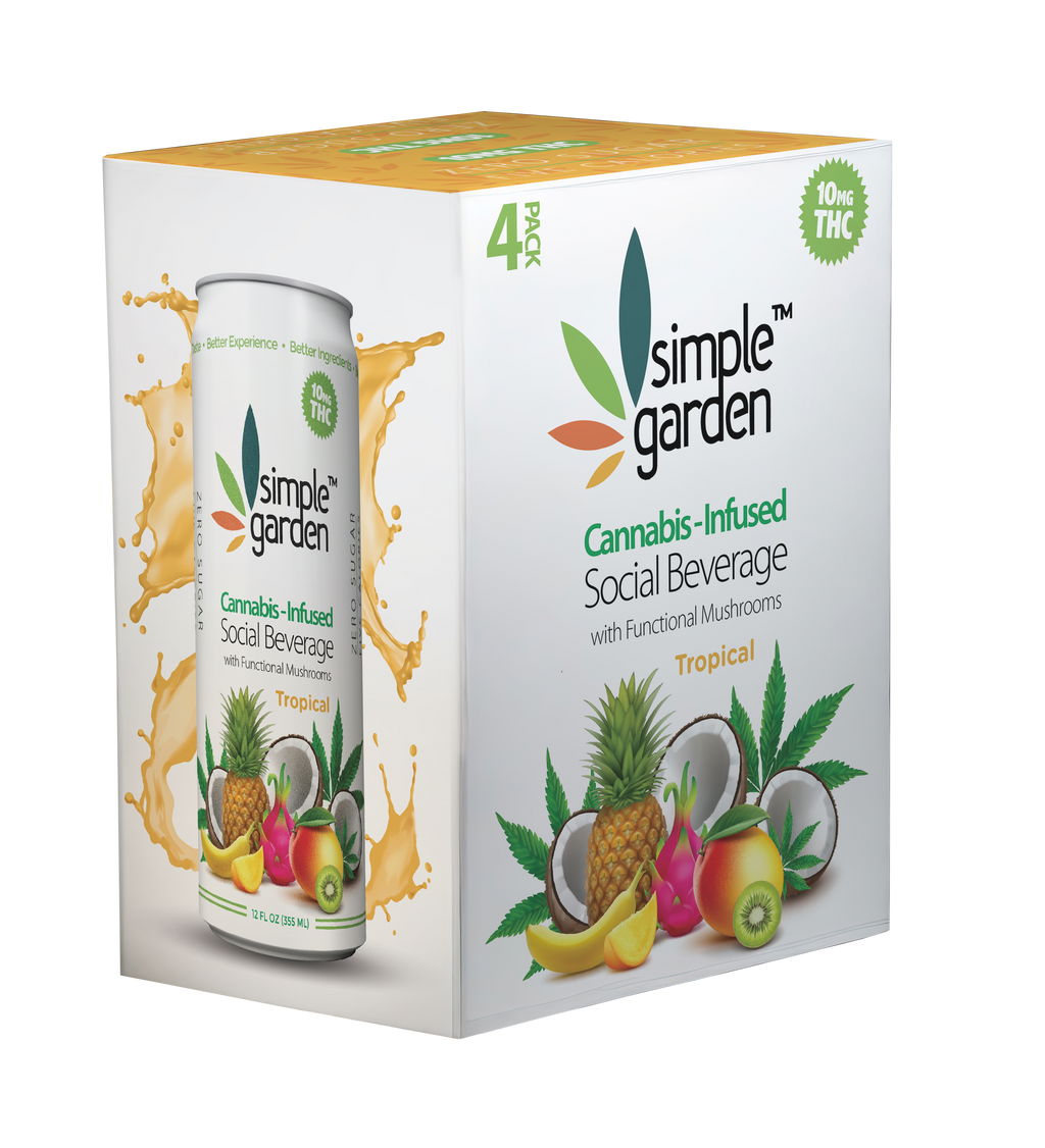 "Tropical" THC-Infused Social Beverage (4pk)