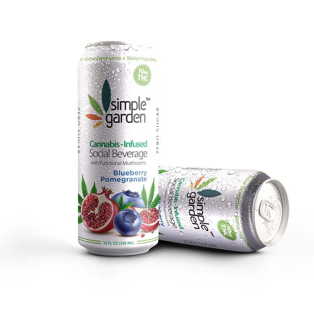 "Blueberry Pomegranate" THC-Infused Social Beverage (4pk)