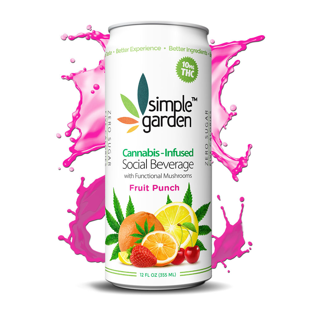 "Fruit Punch" THC-Infused Social Beverage (4pk)