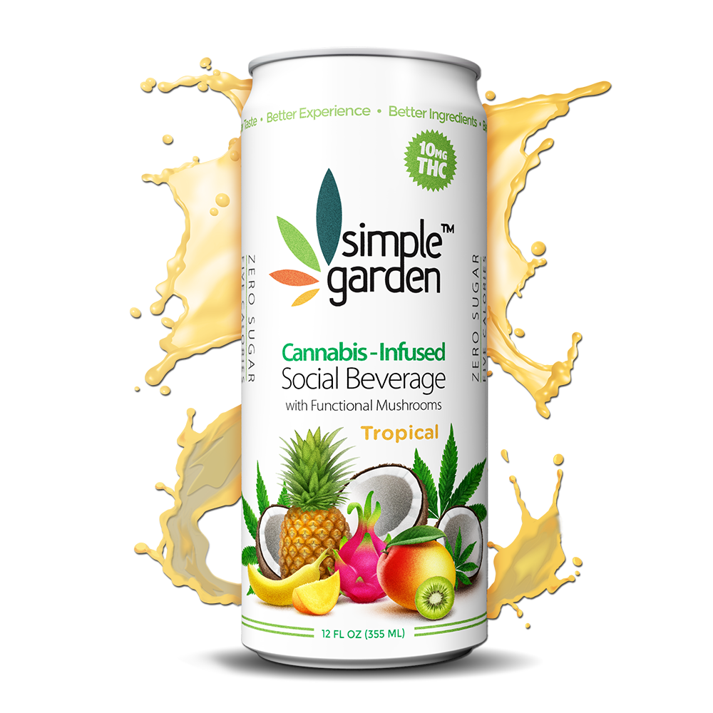 "Tropical" THC-Infused Social Beverage (4pk)
